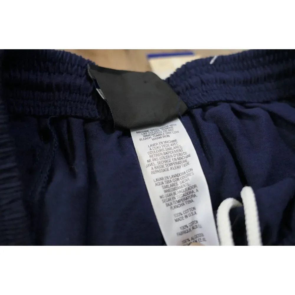 NWT Vintage Rare Adidas TEAM Cotton Jersey Shorts 90s Y2K Men XL Blue - USA